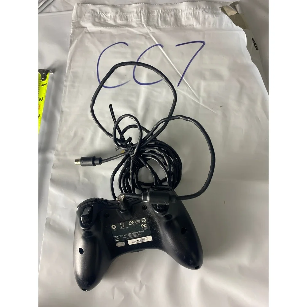Microsoft Xbox 360 Wired Controller Black Gamepad 52A-00001‎ USB PC Compatible
